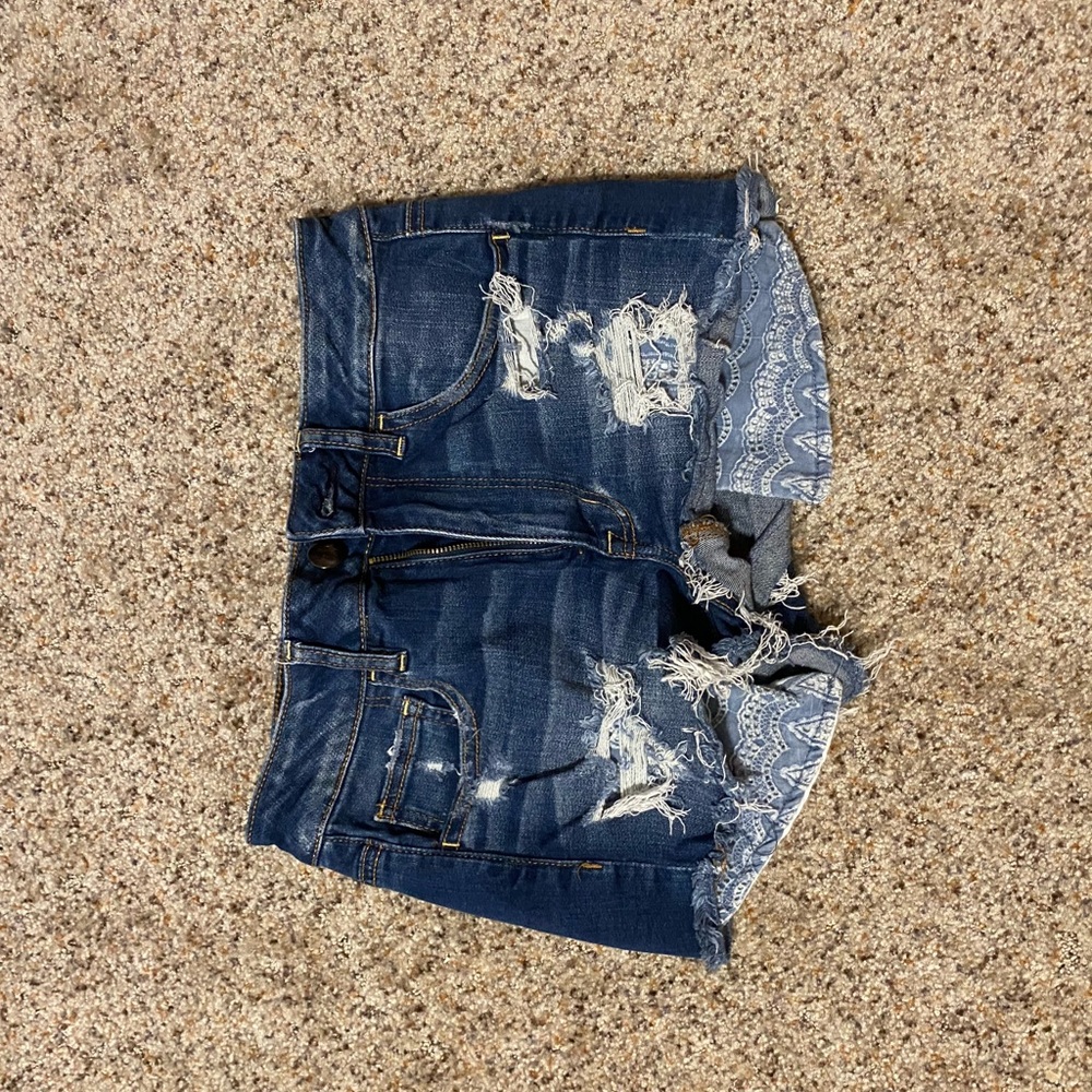American eagle jean shorts